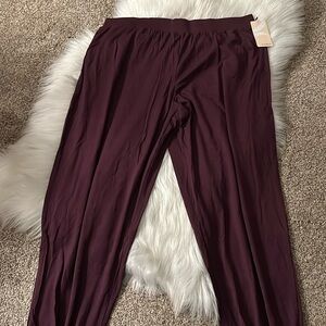 Plum colored,  brand-new joggers by Lively